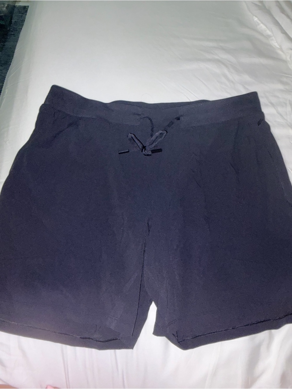 lululemon athletica Black Men's Athletic Drawstring Shorts pacebreaker lined 5”